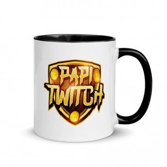 Papi Twitch Logo - Mug with Color Inside